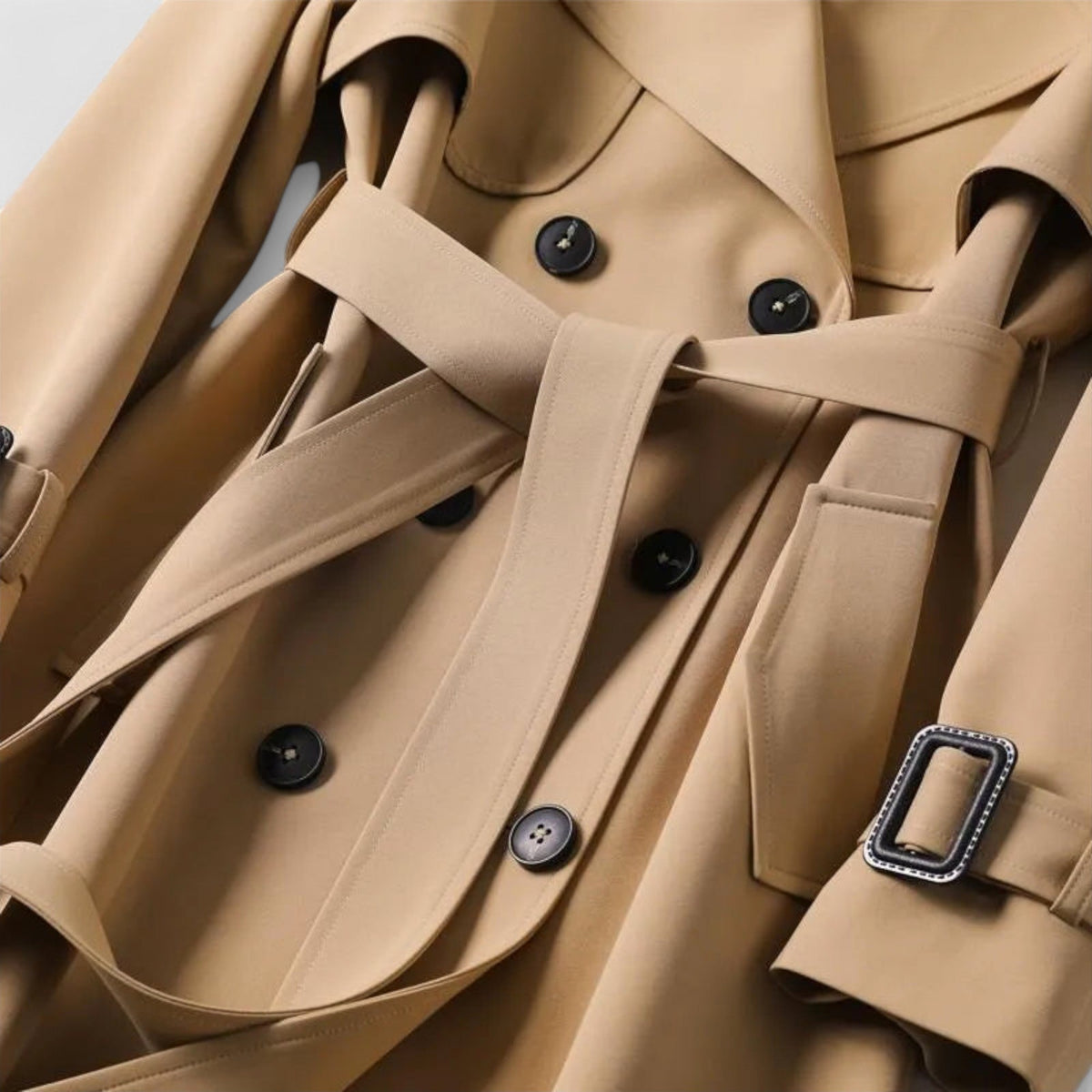 Jualita - Trench Classique Beige