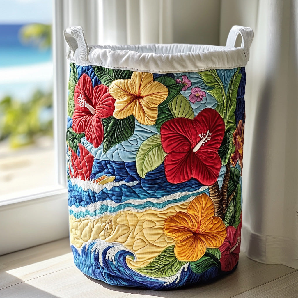 Hibiscove | Panier de rangement matelassé