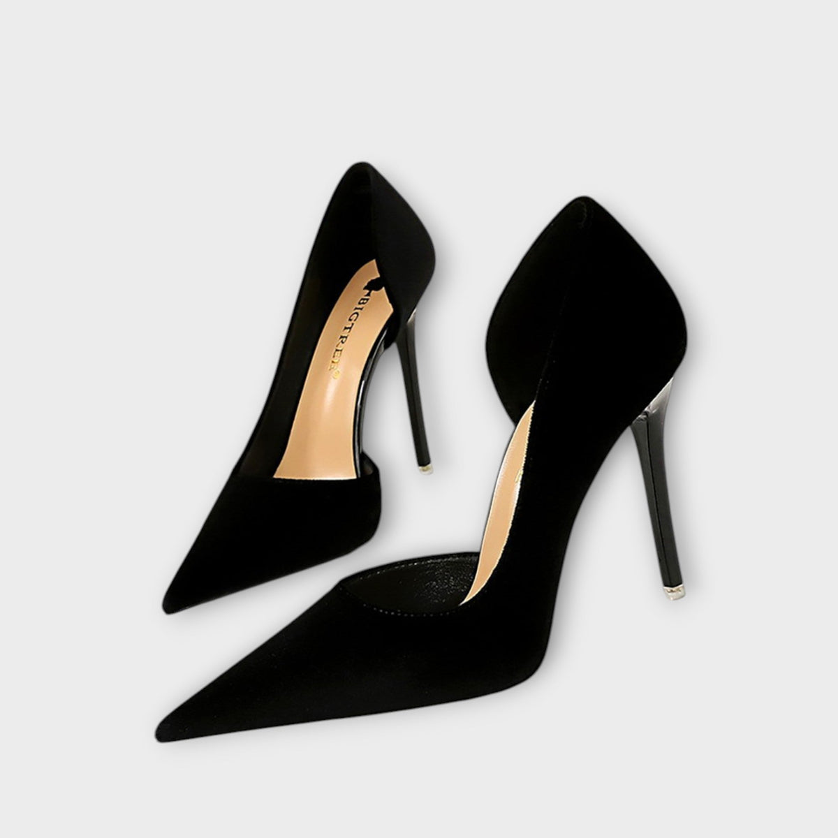 Brunhild - Stilettos en Velours Verts