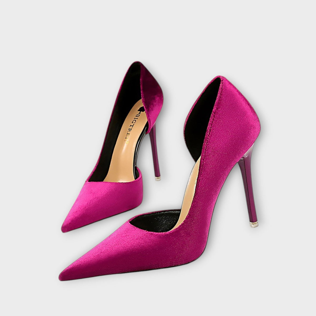 Brunhild - Stilettos en Velours Verts