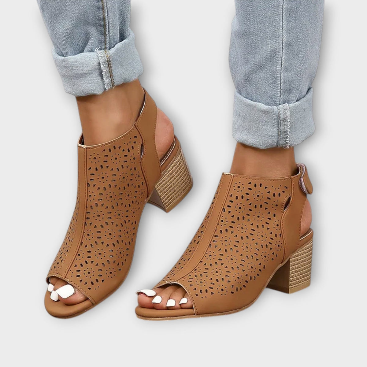 Berta - Bottines Ouvertes Noires
