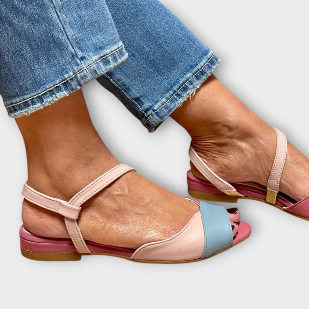Roswita - Sandalettes Slingback Colorées