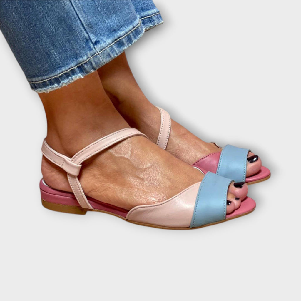Roswita - Sandalettes Slingback Colorées