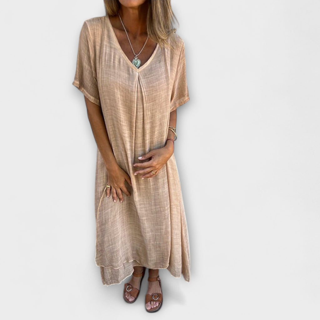 Juliette - Robe Malaga Légère Bleue