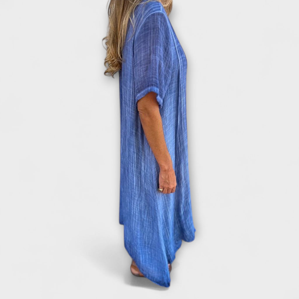 Juliette - Robe Malaga Légère Bleue