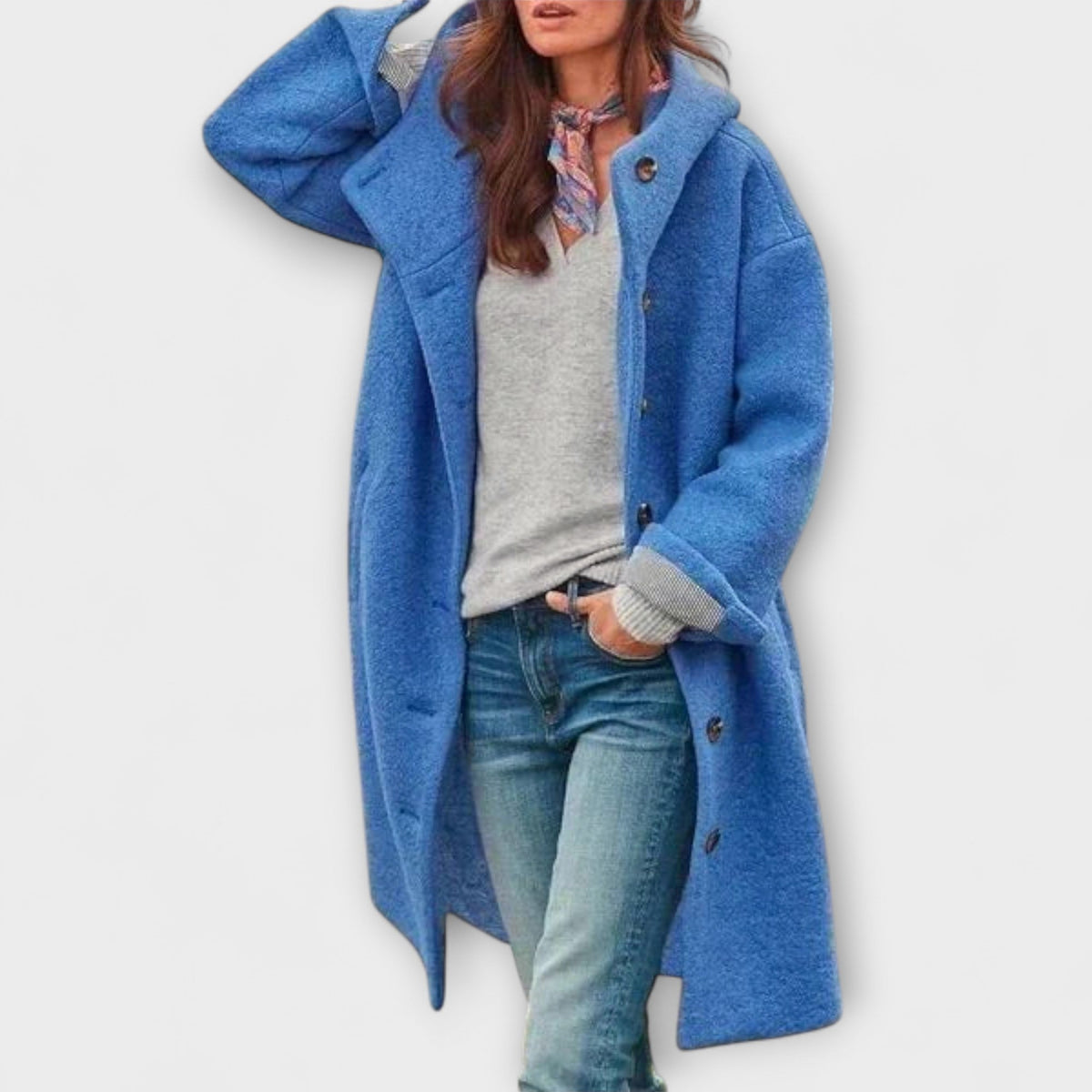 Laila - Manteau Long Vert
