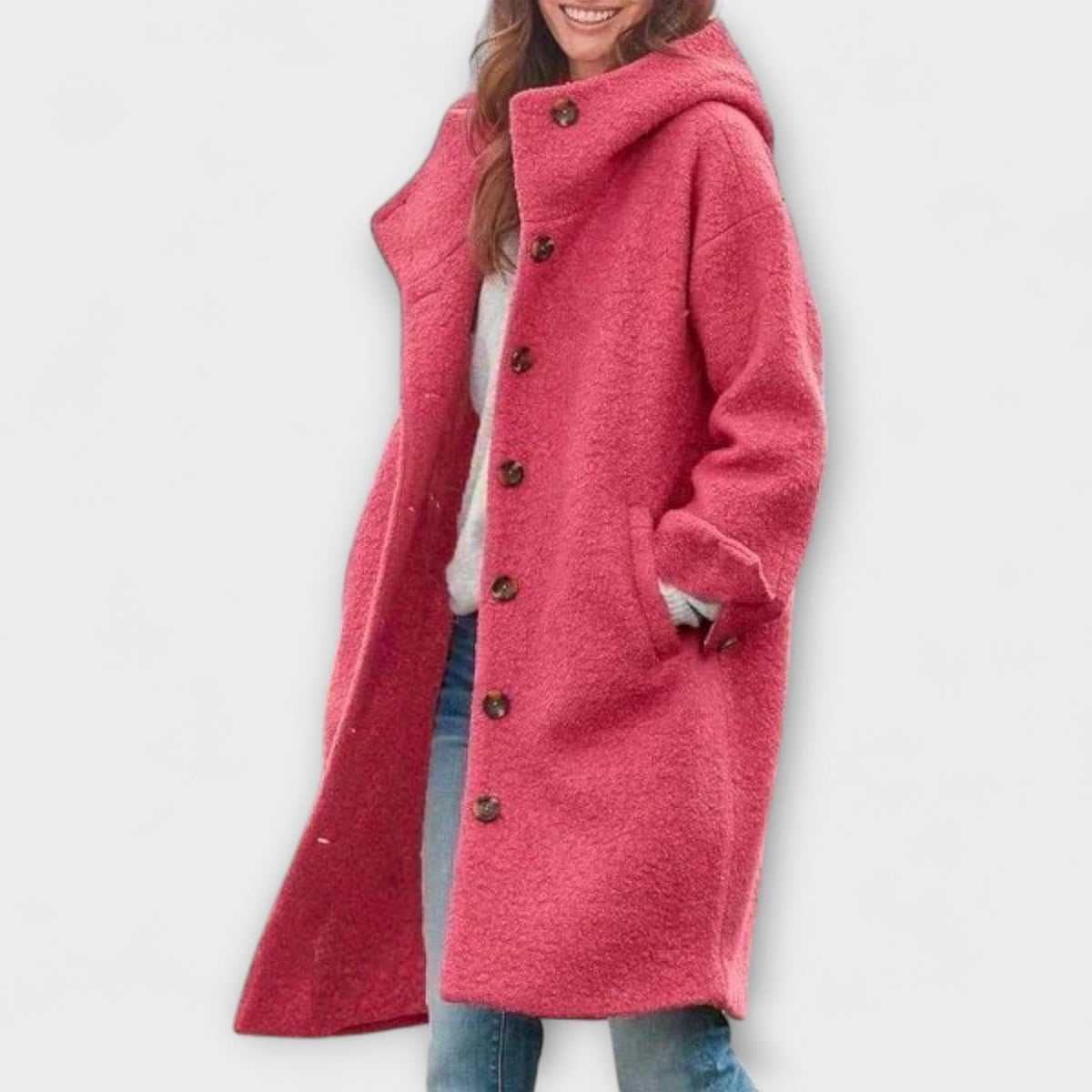 Laila - Manteau Long Vert