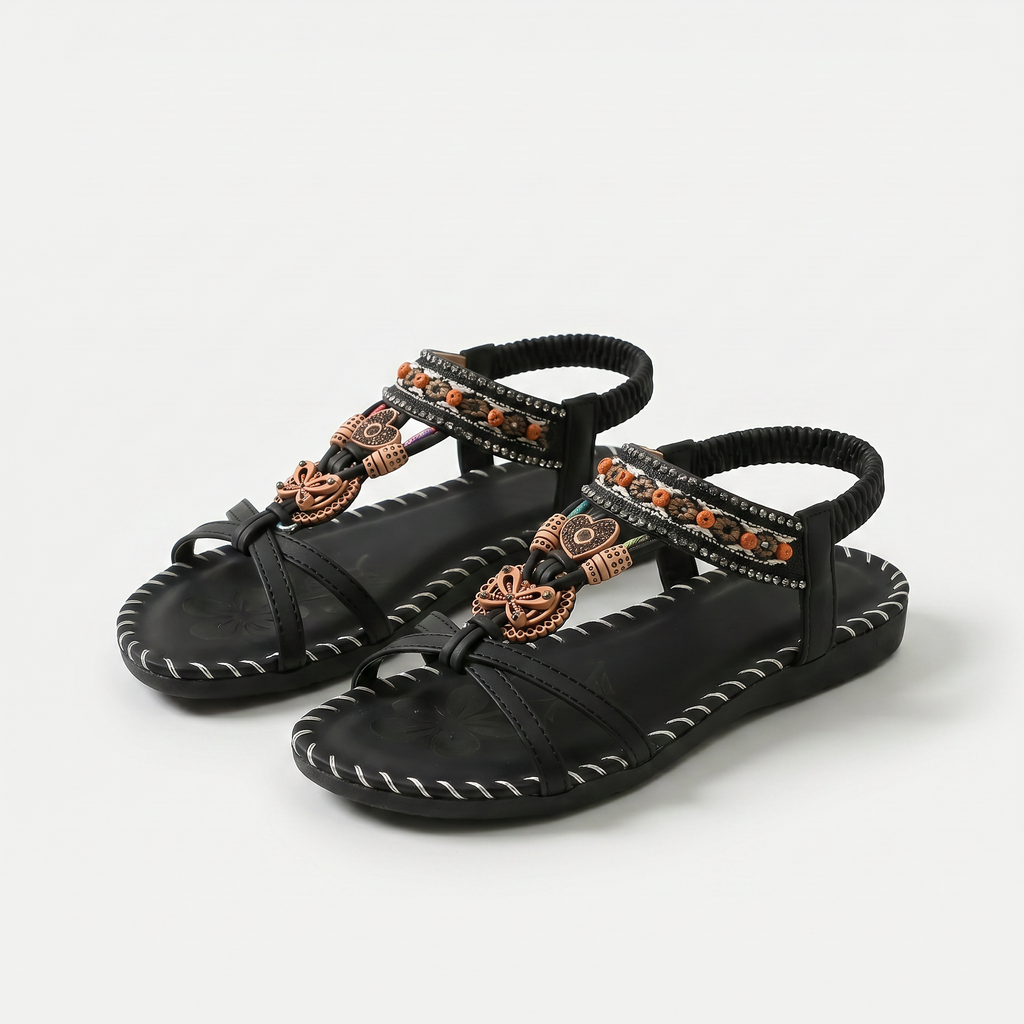 Nada – Sandales orthopédiques style Ibiza, confort & élégance