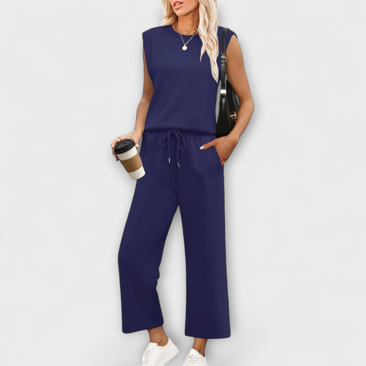 Ania - Ensemble 2 Pièces Féminin Bleu