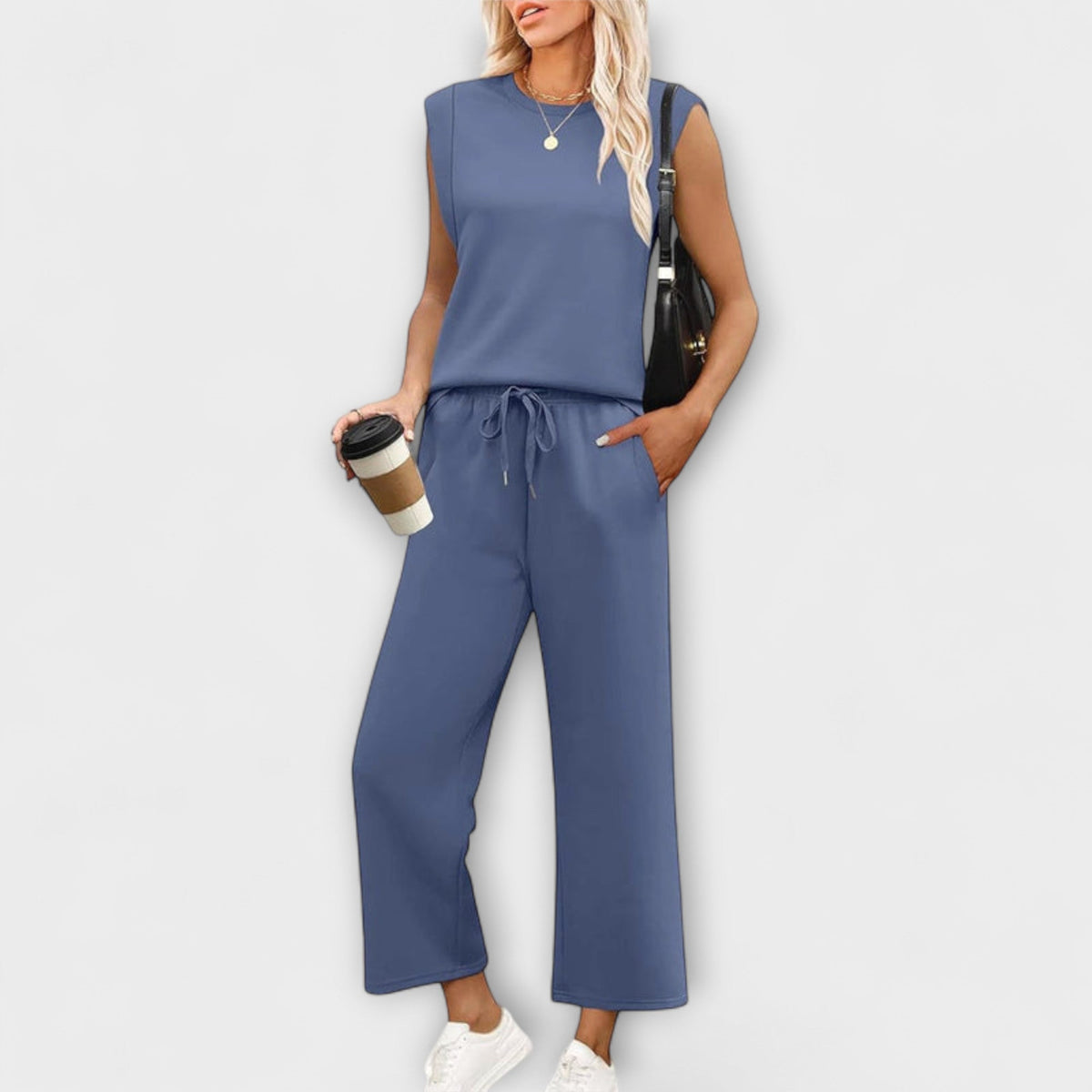 Ania - Ensemble 2 Pièces Féminin Bleu